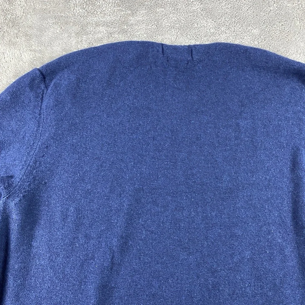 Banana Republic Luxury Blend Sweater Mens XL‎ Blue V-Neck Long Sleeve